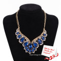 Luxurious Big Blue Gemstone High Quality Jewelry Necklace Gifts